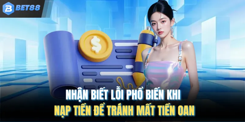 Nhận biết lỗi phổ biến khi nạp tiền để tránh mất tiền oan
